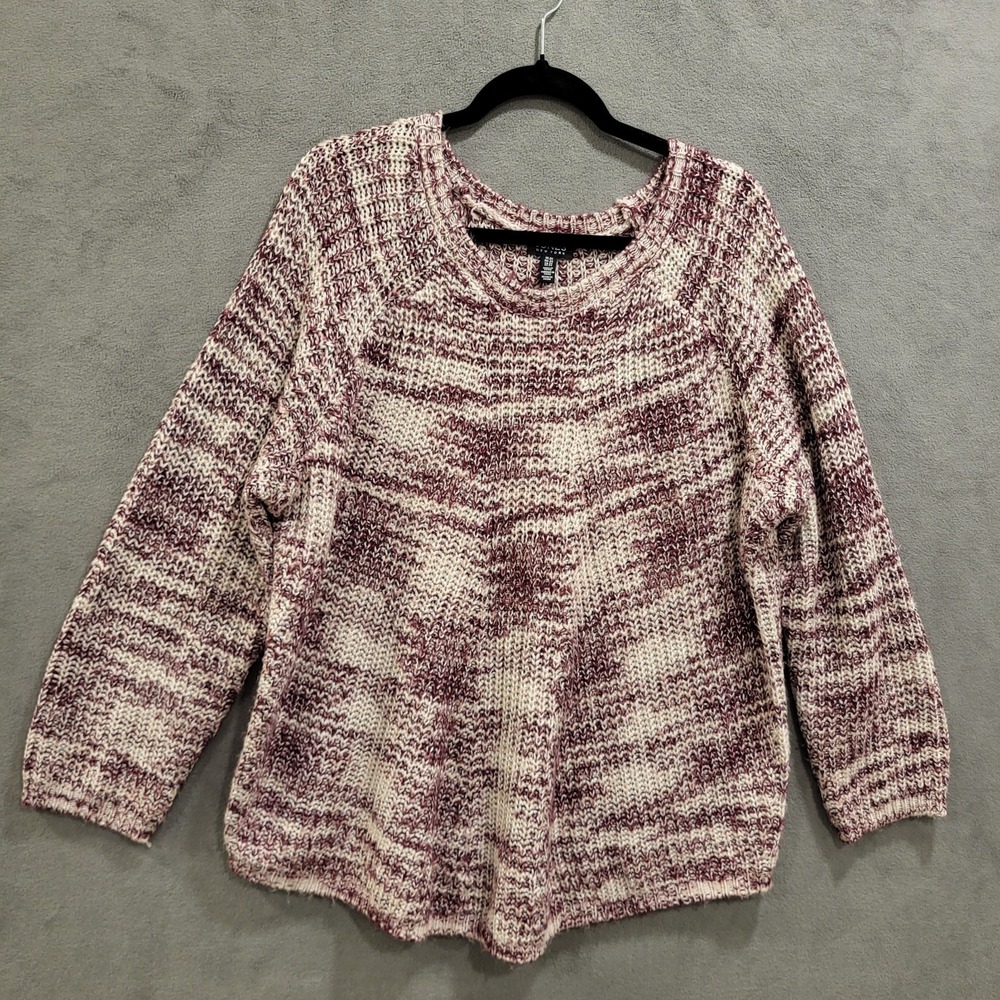 Jones New York Sweater‎ Women's Size 2X Crochet Pullover Warm Cozy Comfy Casual